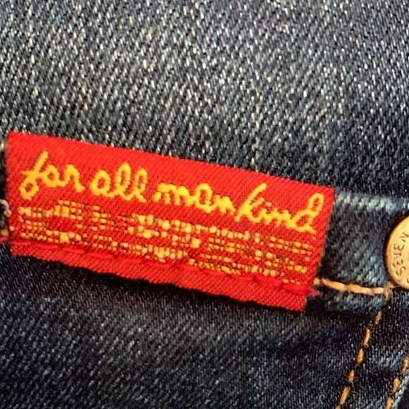 7 For All Mankind Blue Premium Denim Jeans. The Ankle Skinny, size 25 - Picture 15 of 15